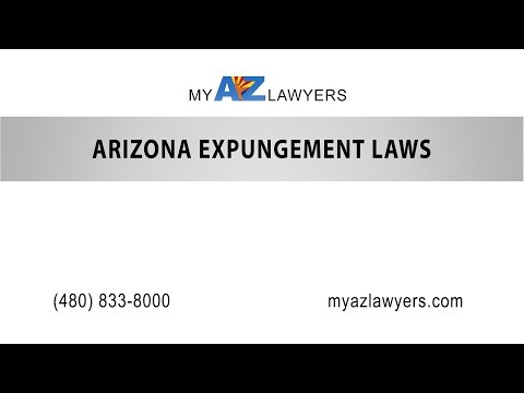 Arizona Expungement Laws | My AZ Lawyers